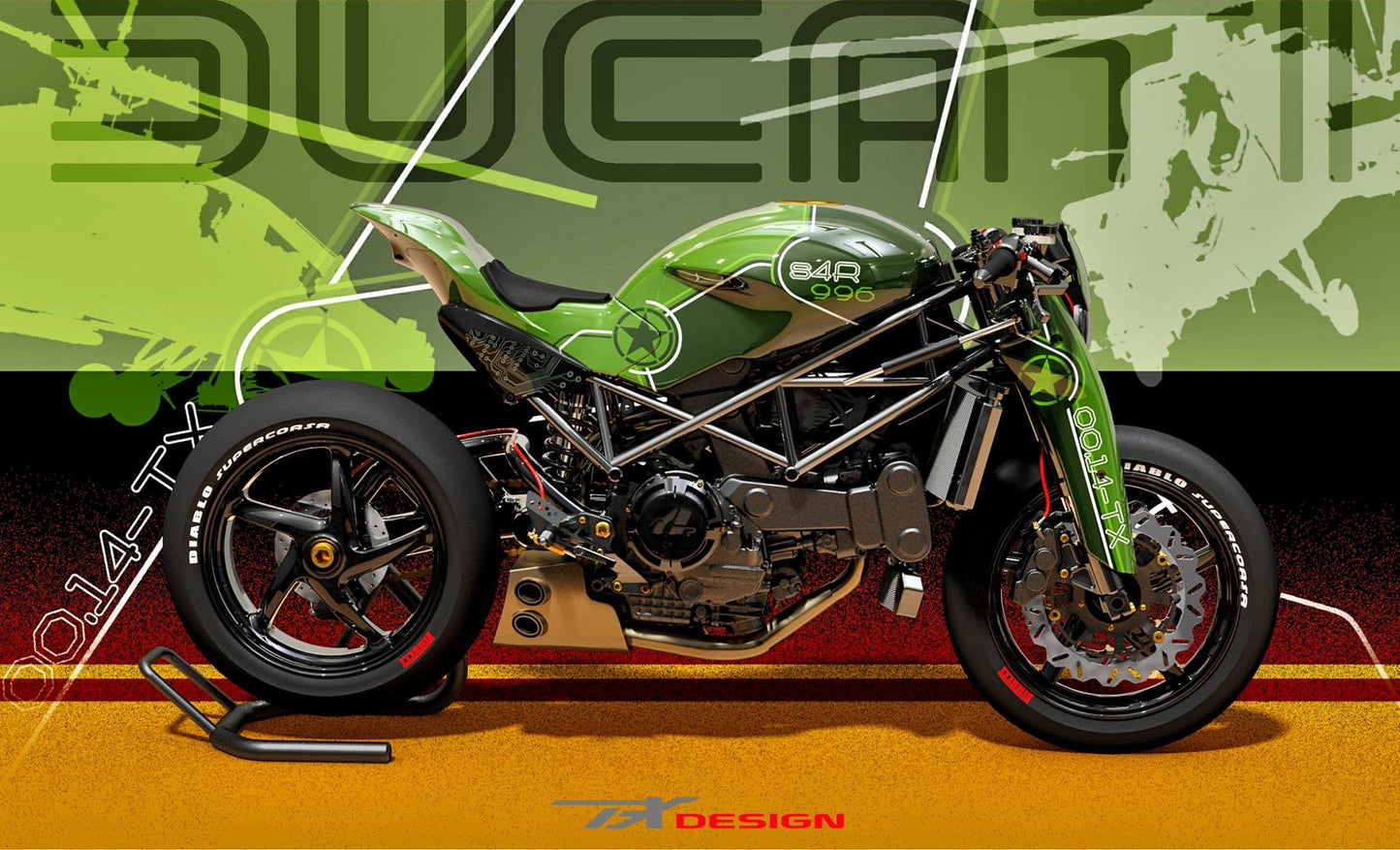Paolo Tex Design MS4R Bodykits for Ducati Monster's (02-08)