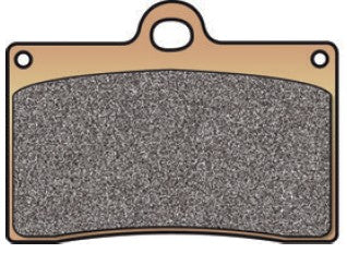 Brembo Z04 / Z03 / Z10 / OE Brake Pads for Brembo P4 30/34mm caliper / Yamaha - Pad Shape D