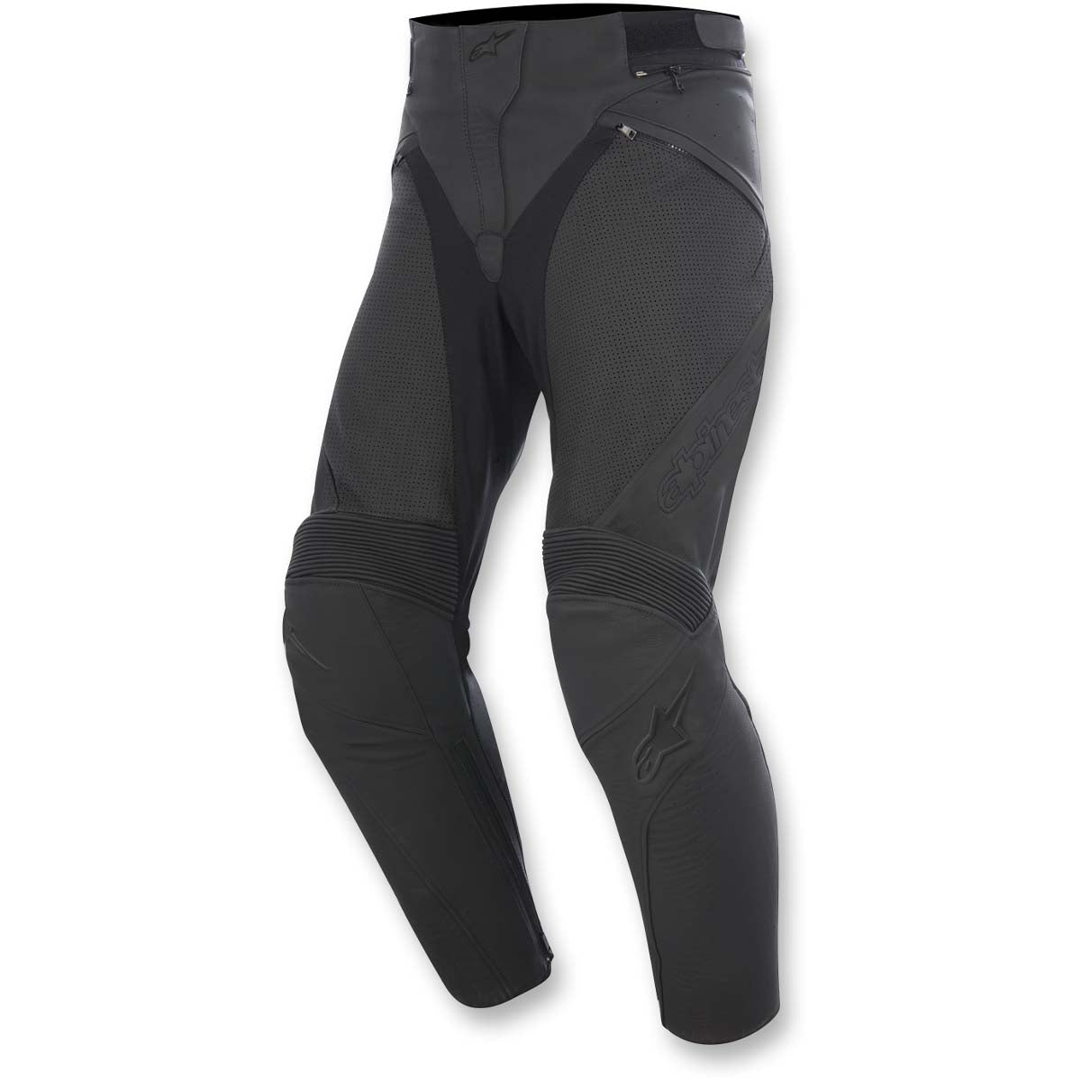 Alpinestars Stella Jagg Airflow Leather Pants - Black/Black