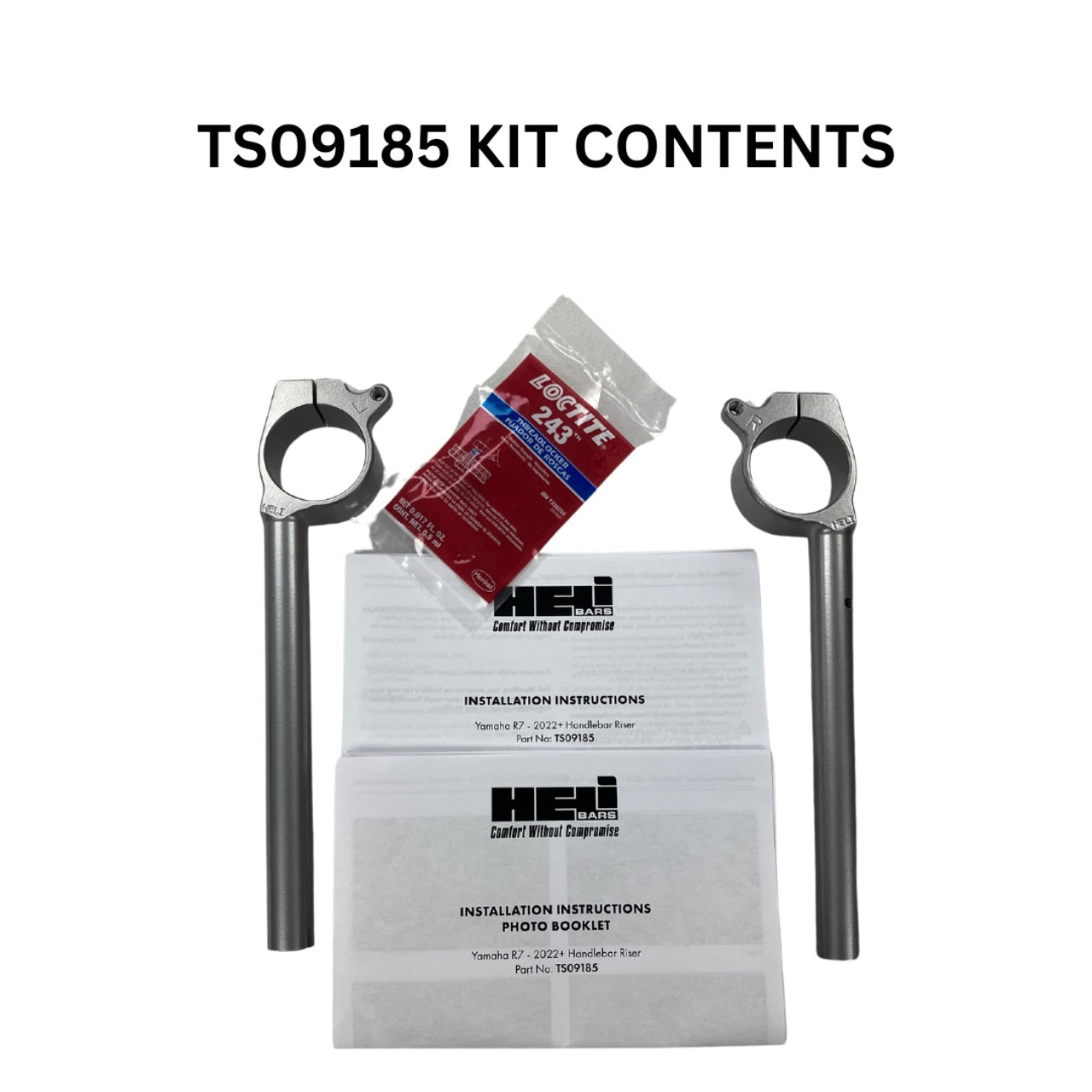 HeliBars TracStar Clip-ons for the Yamaha YZF-R7 (2022+)