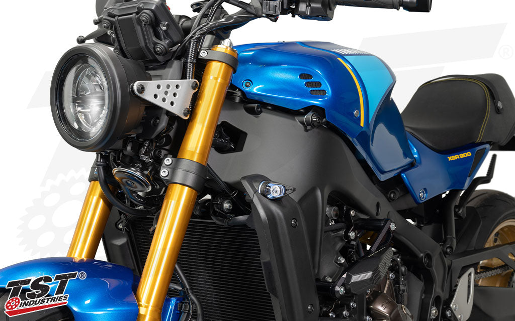 TST Industries MECH-GTR Front LED Turn Signals for Yamaha XSR900 (2022+)