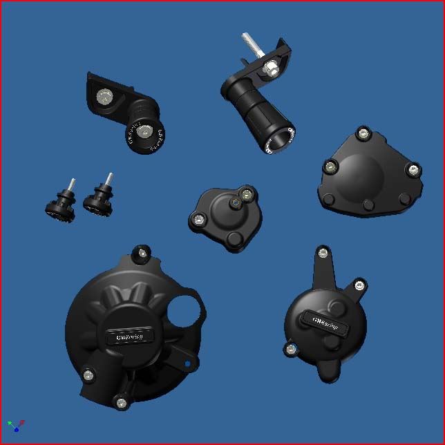 GB Racing Protection Bundle for Yamaha YZF 1000 R1 '07-08