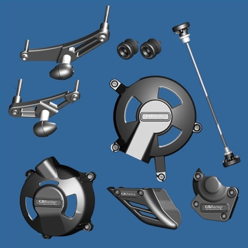 GB Racing Protection Bundle (Swingarm Spools 8mm) for Triumph Daytona 675 '06-10 & Street Triple '07-10