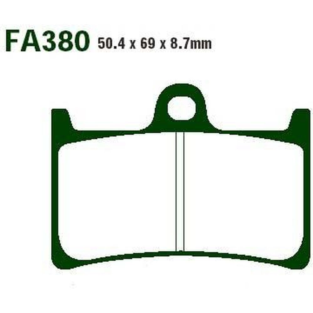 EBC Brakes GPFAX Sintered Road Race Brake Pads Front - GPFAX380HH