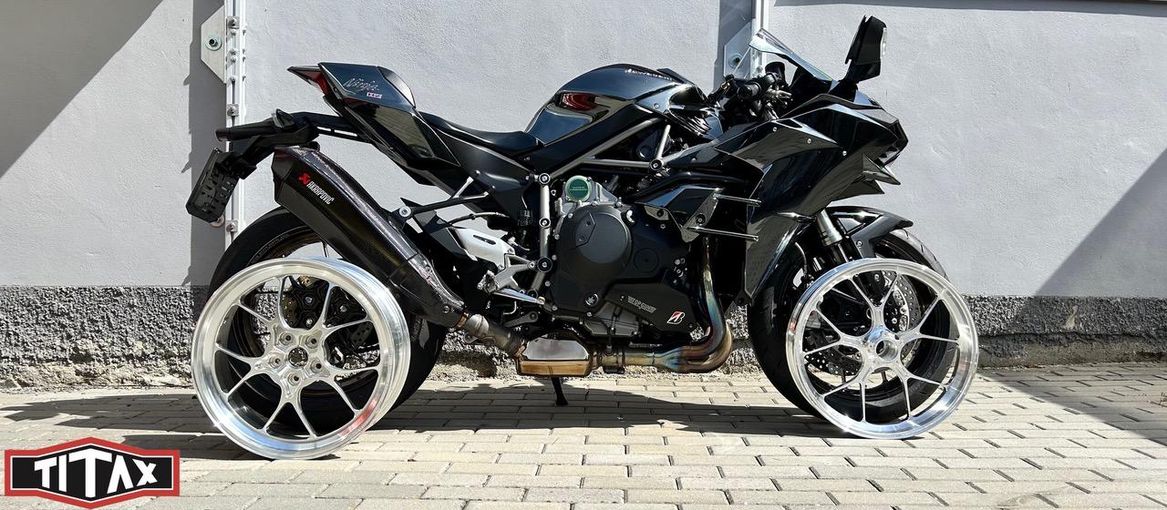 Titax Forged Aluminum Wheels for the Kawasaki H2 / H2R / H2 SX