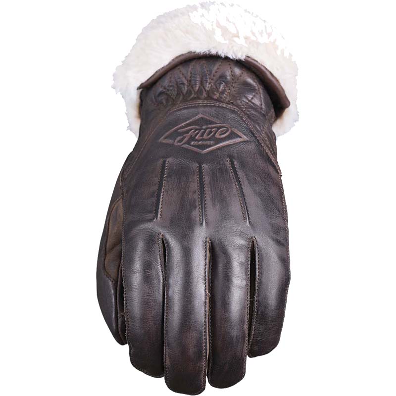 Five Gloves MONTANA Woman Gloves - Waxed Brown