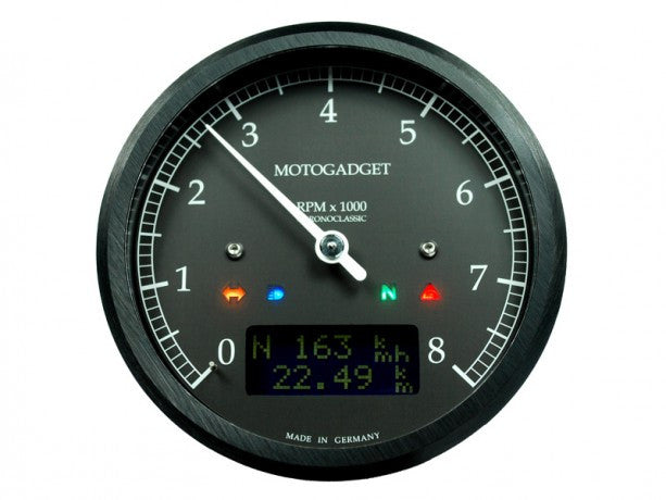 Motogadget ChronoClassic 8K RPM - Dark Edition