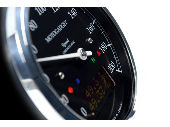 Motogadget ChronoClassic Speedo - Dark Edition (MSC)