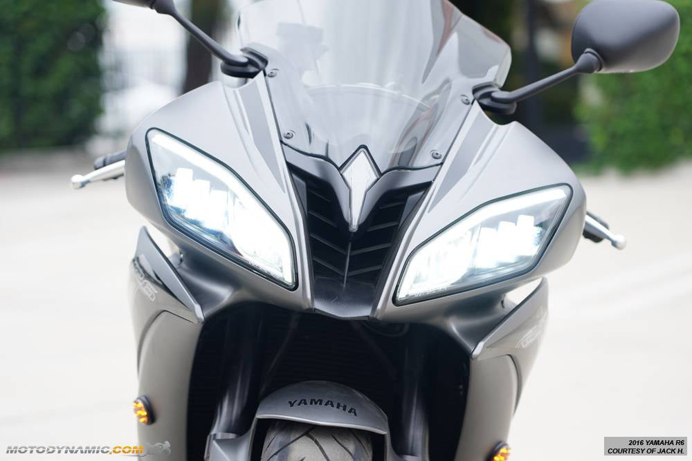Motodynamic Full LED Projection Headlight with DRL For Yamaha YZF-R6 (08-16) - ECE / DOT Worldwide Version