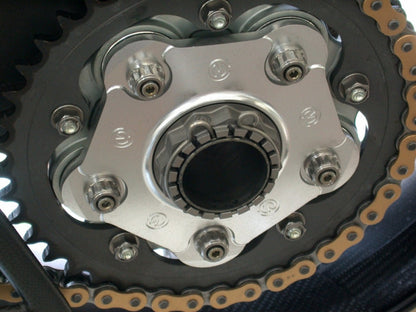 Motocorse Titanium Flange Nuts (Sprocket carrier nuts) for MV Agusta F4 / Brutale (B4) up to 2009 and Certain 2017+ Models