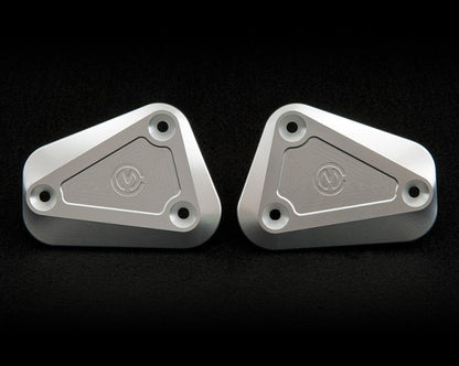 Motocorse Billet Front Brake and Clutch Reservoir Covers for Ducati Multistrada 1100 / 1000, GT1000,  Streetfighter 1098 / 848 and ST3 / ST4
