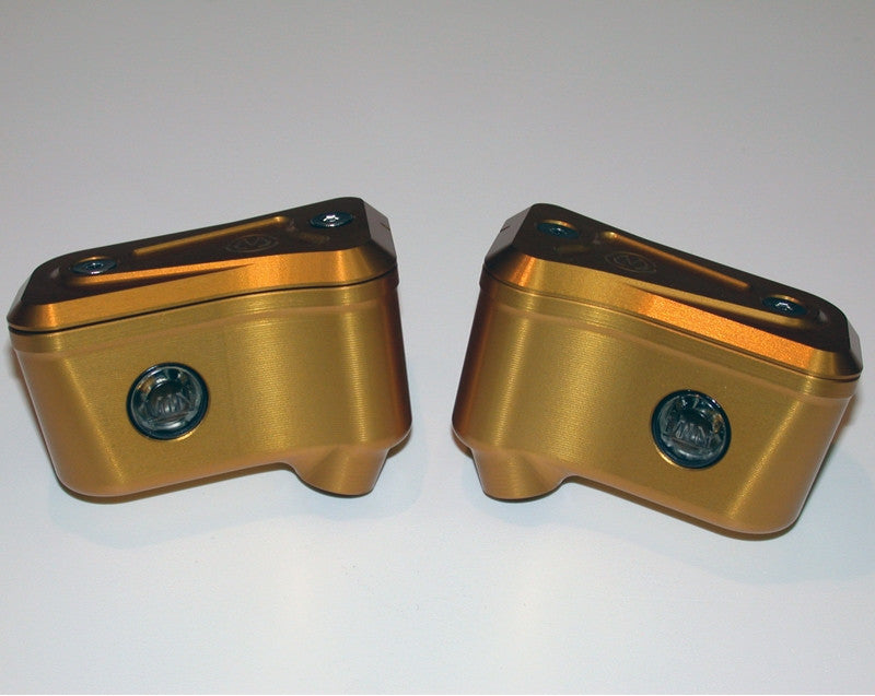 Motocorse Billet Aluminum Reservoirs For Brembo RCS Master Cylinders Brake and Clutch