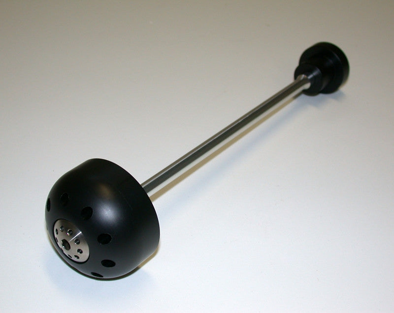 Motocorse Titanium and Delrin Rear axle Slider for Ducati's with Small Single sided Hub