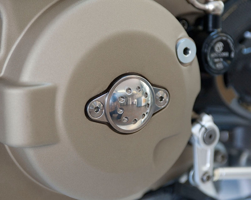 Motocorse Titanium or Aluminum Timing Inspection Cover for New Ducati's
