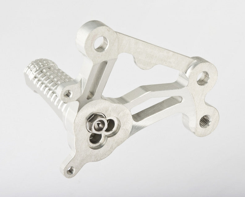 Motocorse Billet Aluminum Rearsets with Titanium Hardware for the Ducati 1198/1098/848