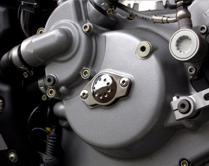 Motocorse Titanium or Aluminum Timing Inspection Cover for Ducati's