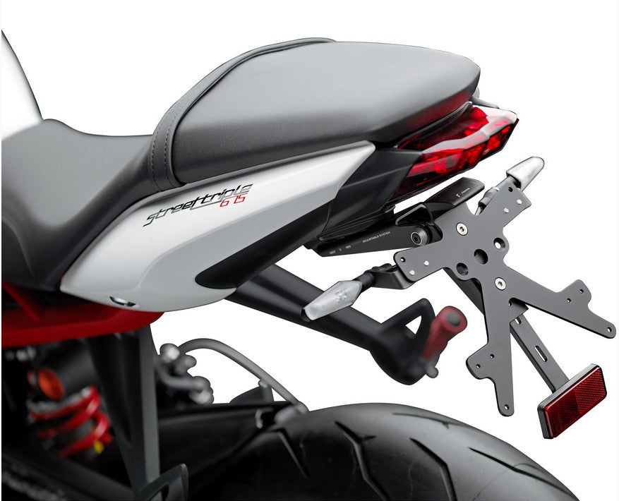 Rizoma License Plate Support 'Fox' For the Triumph Daytona 675/R  Street Triple/R
