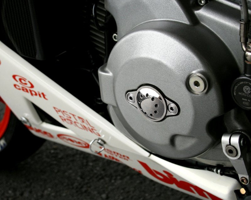 Motocorse Titanium or Aluminum Timing Inspection Cover for New Ducati's