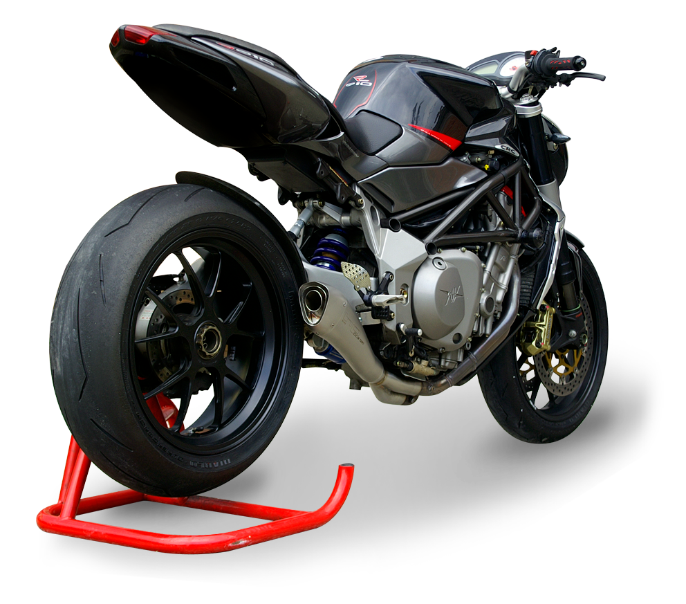 HP CORSE HYDROFORM Single Low Slip-on System For MV Agusta Brutale 750 / 910