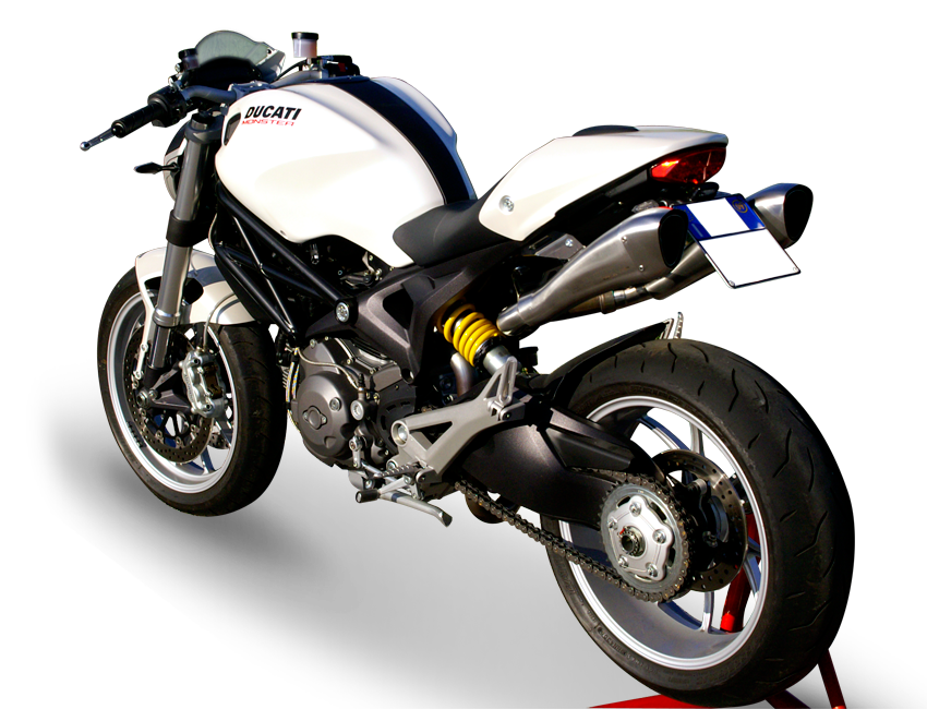 HP CORSE Hydroform Slip-ons For the Ducati Monster 1100 / 796 / 696