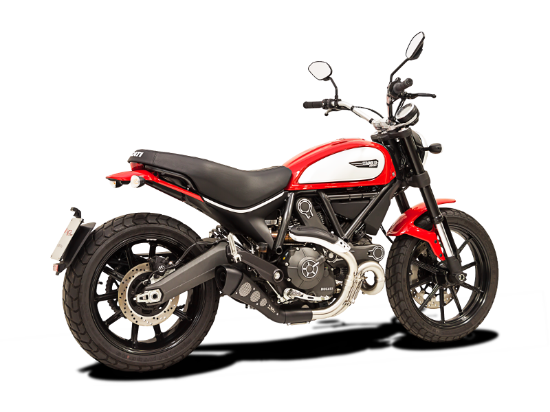 HP CORSE Hydroform Slip On For Ducati Scrambler 800