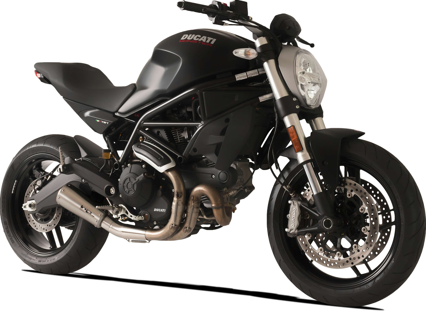 HP CORSE GP07 Slip On For Ducati Monster 797