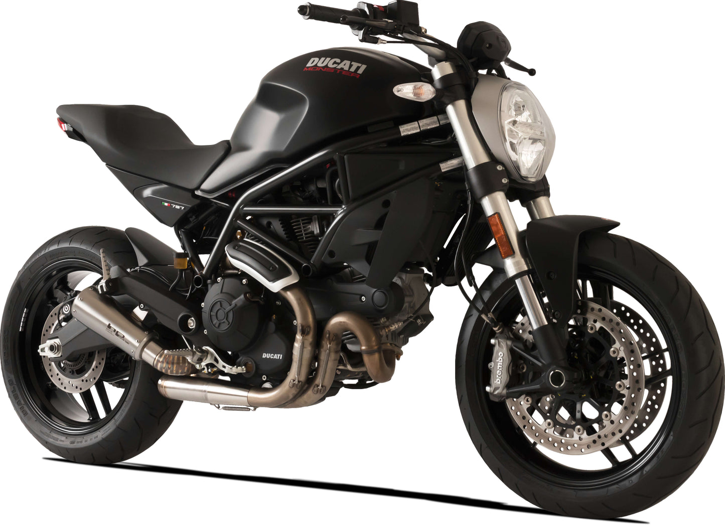 HP CORSE GP07 Slip On For Ducati Monster 797
