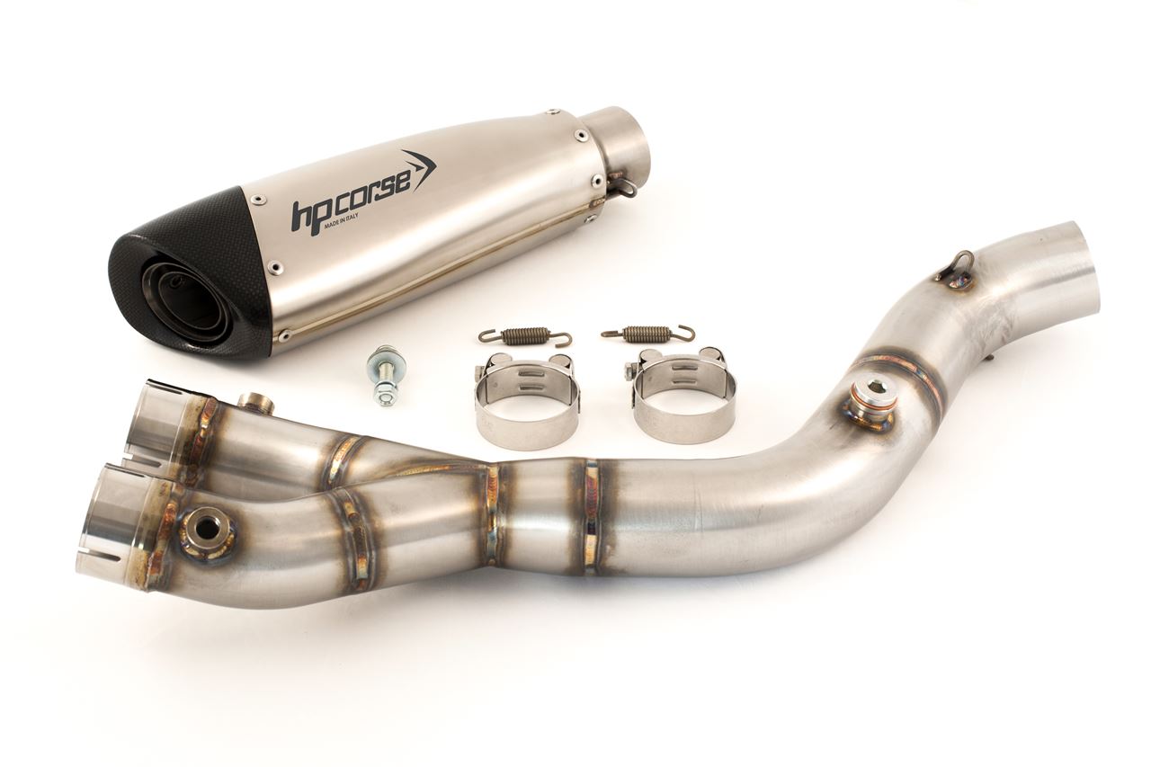 HP CORSE EVOXTREME Racing Slip-on Exhaust with Link Pipe for the Yamaha R1 2015+
