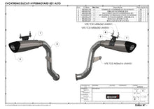 HP CORSE EVOXTREME Slip-On For Ducati Hypermotard 821 and 939