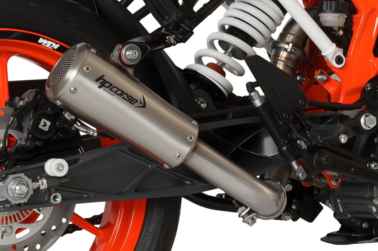 HP CORSE EVOXTREME and GP07 Slip Ons and link pipes For KTM Duke 390