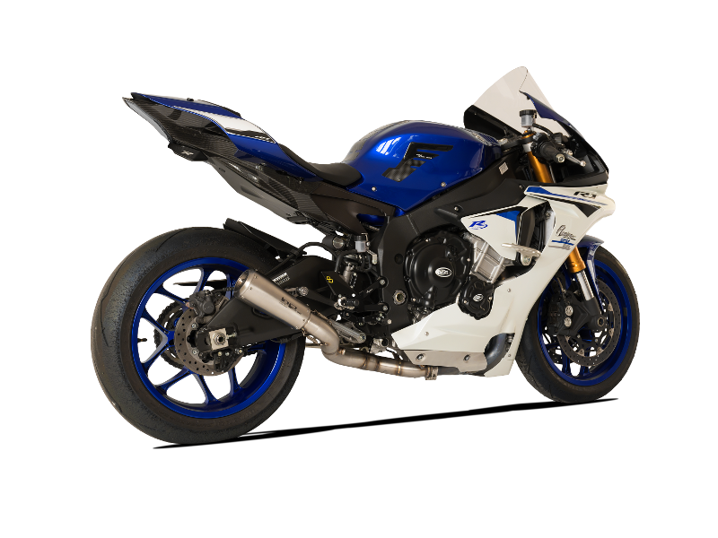 HP CORSE GP07 Racing Slip-on Exhaust with Link Pipe for the Yamaha R1 2015+