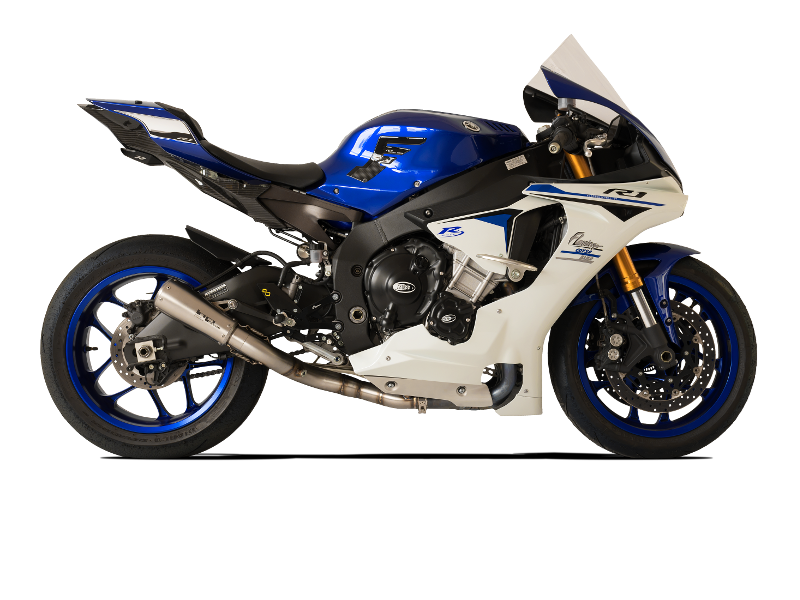 HP CORSE GP07 Racing Slip-on Exhaust with Link Pipe for the Yamaha R1 2015+