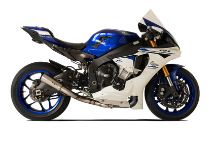 HP CORSE GP07 Racing Slip-on Exhaust with Link Pipe for the Yamaha R1 2015+
