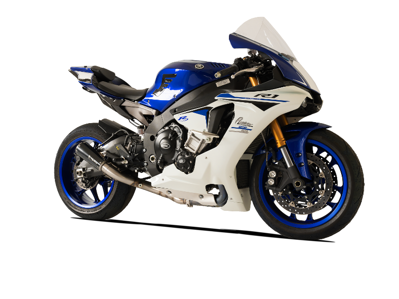 HP CORSE GP07 Racing Slip-on Exhaust with Link Pipe for the Yamaha R1 2015+