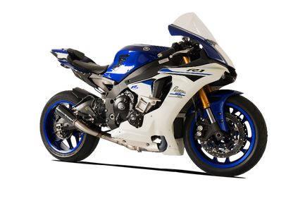 HP CORSE GP07 Racing Slip-on Exhaust with Link Pipe for the Yamaha R1 2015+