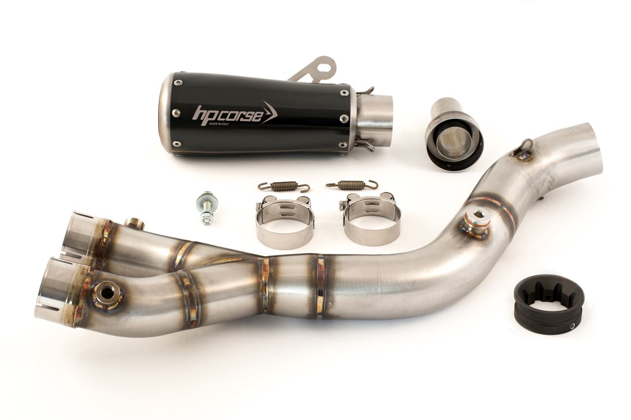 HP CORSE GP07 Racing Slip-on Exhaust with Link Pipe for the Yamaha R1 2015+