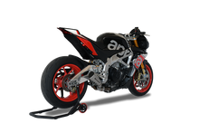 HP CORSE HYDROFORM Slip-on Exhausts with link pipe For Aprilla Tuono V4 (2015-2016)