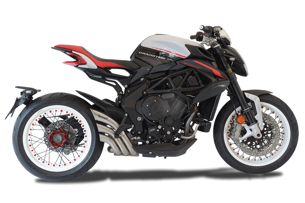 HP CORSE HYDROTRE Low Slip-on System For MV Agusta Dragster / Brutale 800 / RR / RC / SCR