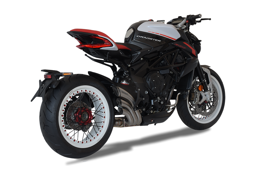 HP CORSE HYDROTRE Low Slip-on System For MV Agusta Dragster / Brutale 800 / RR / RC / SCR
