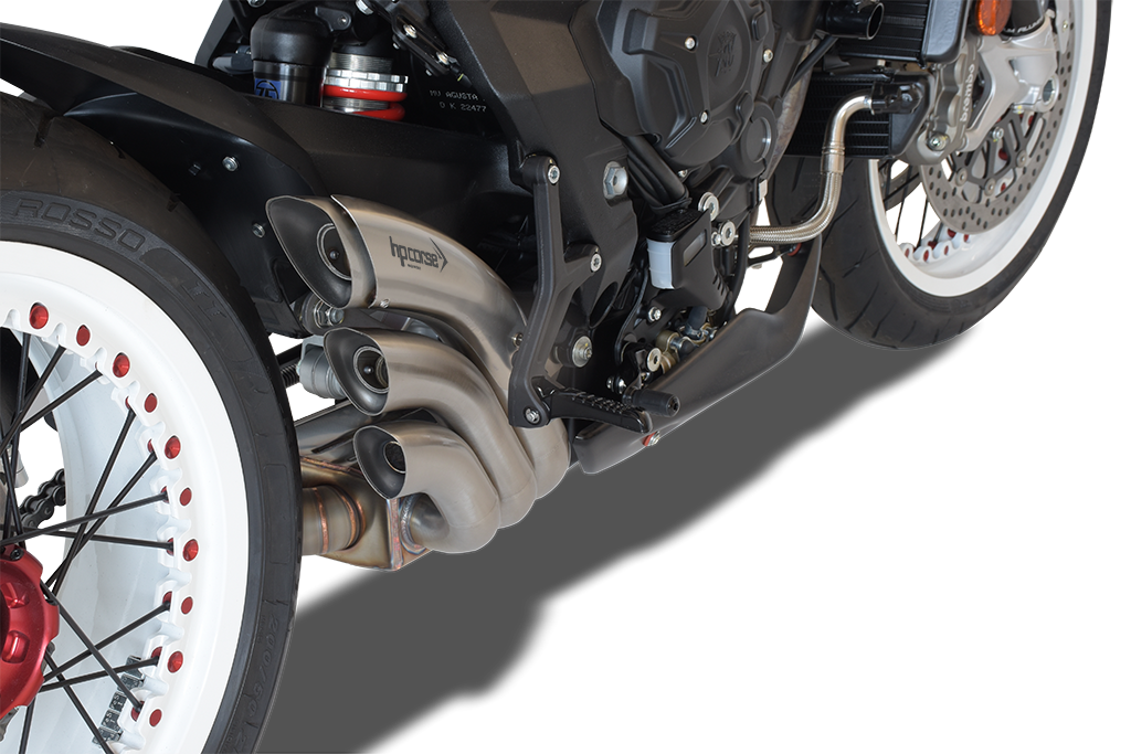 HP CORSE HYDROTRE Low Slip-on System For MV Agusta Dragster / Brutale 800 / RR / RC / SCR