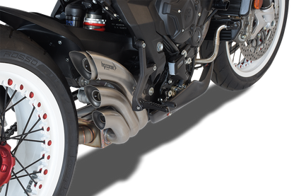HP CORSE HYDROTRE Low Slip-on System For MV Agusta Dragster / Brutale 800 / RR / RC / SCR