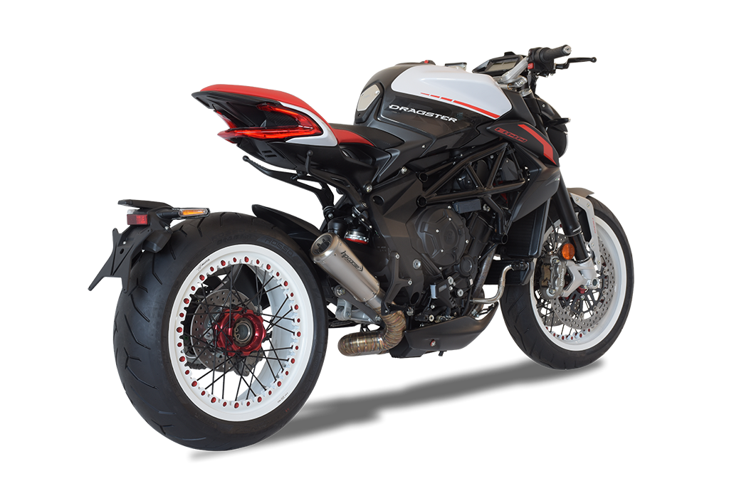 HP CORSE GP07 Low Mount Slip On For MV Agusta Dragster 800 RR / RC (2017-2021 - Euro4)