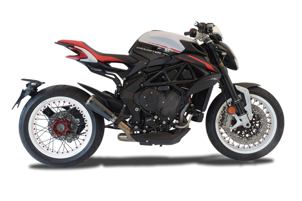 HP CORSE GP07 Low Mount Slip On For MV Agusta Dragster 800 RR / RC (2017-2021 - Euro4)