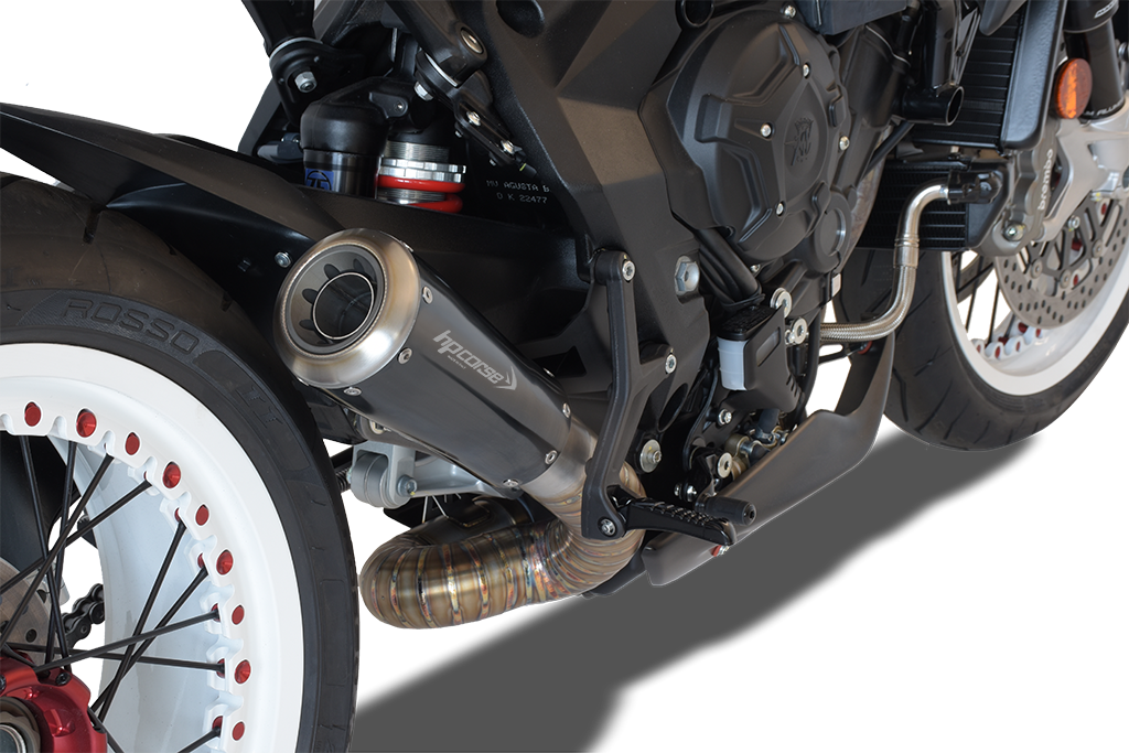 HP CORSE GP07 Low Mount Slip On For MV Agusta Dragster 800 RR / RC (2017-2021 - Euro4)