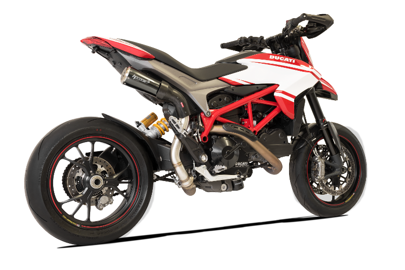 HP CORSE GP07 High Mount Slip-On For Ducati Hypermotard 821 and 939