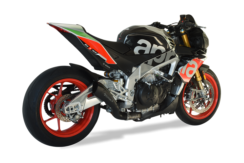 HP CORSE HYDROFORM SHORT Slip-on Exhaust For Aprilla Tuono V4 1100 (2017-2020)