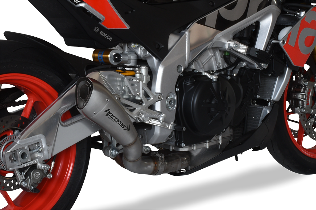 HP CORSE HYDROFORM SHORT Slip-on Exhaust For Aprilla Tuono V4 1100 (2017-2020)