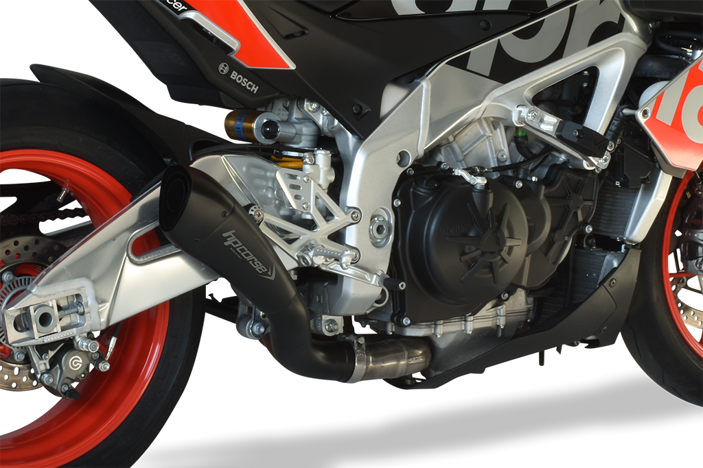 HP CORSE HYDROFORM SHORT Slip-on Exhaust For Aprilla Tuono V4 1100 (2017-2020)