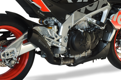 HP CORSE HYDROFORM SHORT Slip-on Exhaust For Aprilla Tuono V4 1100 (2017-2020)