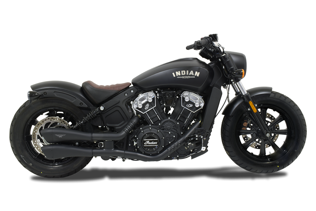 HP CORSE HYDROFORM and V2 Exhaust for the Indian Scout Bobber